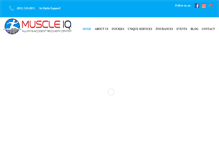 Tablet Screenshot of muscleiq.com